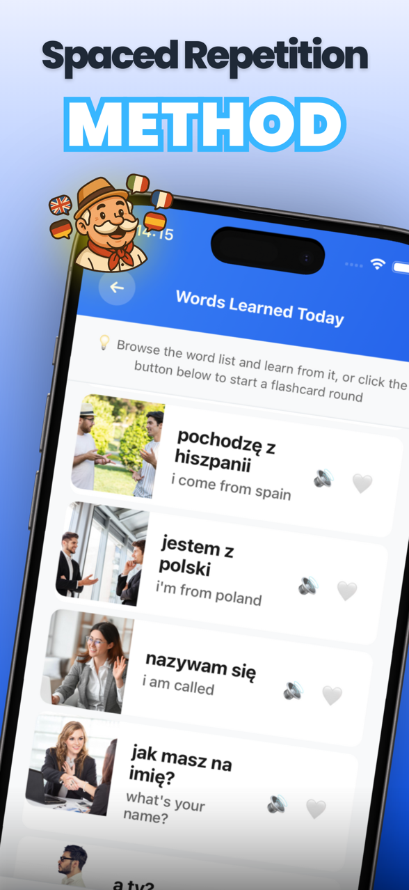 Pablito: structured language learning with spaced repetition